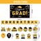 Graduation Decorations 2026 Set - Gold Themed Congrats Grad Banner, Backdrop, Hanging Swirls, Balloons - Complete Party Supplies for High School, College Graduation Decorations